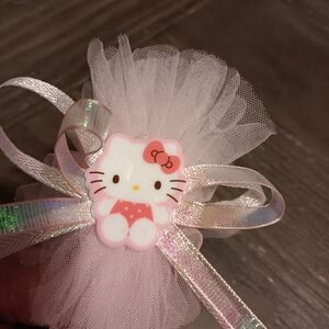 Hello Kitty Pink Tulle Hair Accessory Head Band